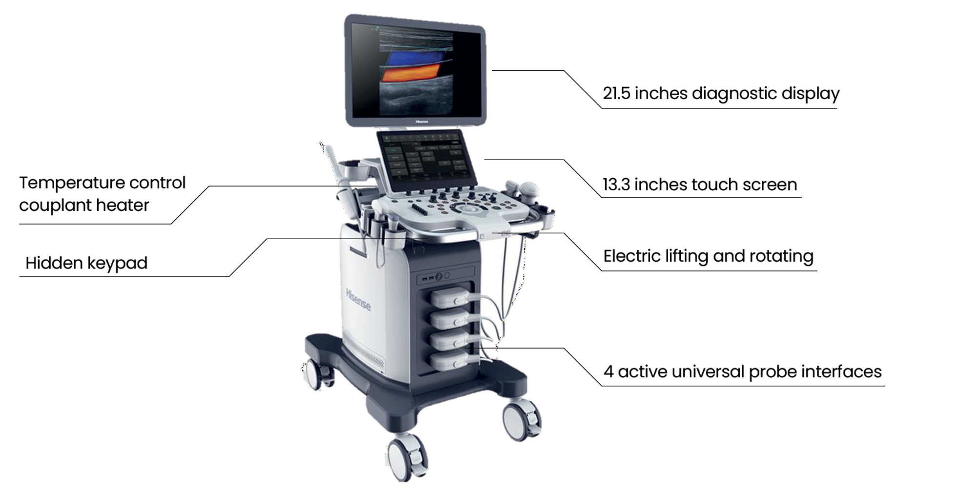 ultrasound machine parts